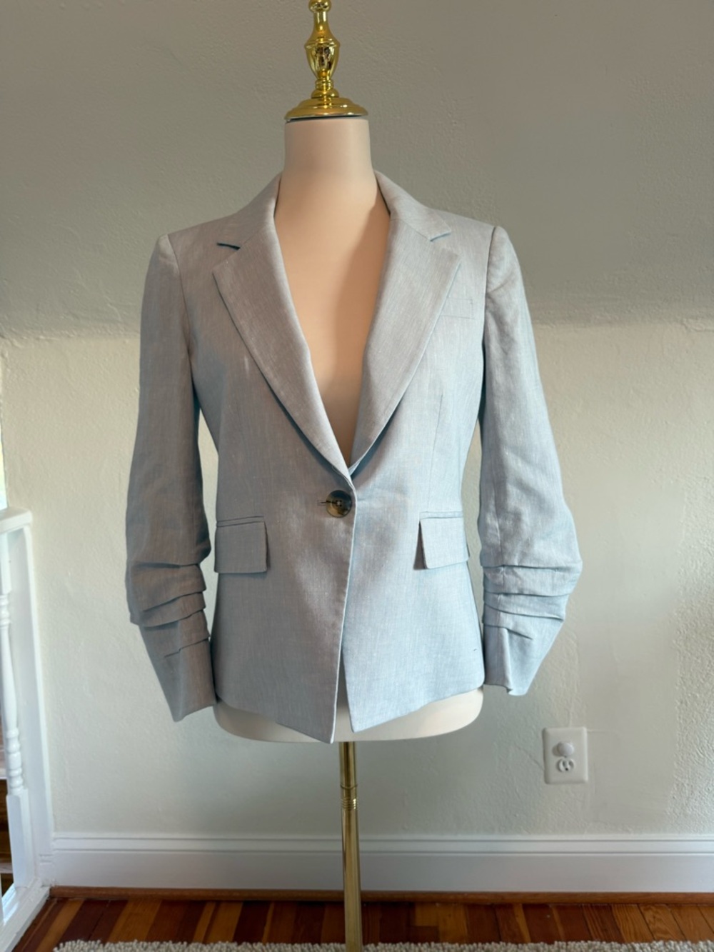 Veronica Beard Aaliyah Dickey Jacket and Matching Jeanne Linen-Blend Pants EUC - Picture 2 of 15